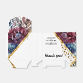 Atemberaubende Hochzeit von Jewel Toned Peony Geschenkschachtel (Ungefaltet)