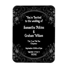 atemberaubende Hochzeitsfeiern Vorlagen Magnet