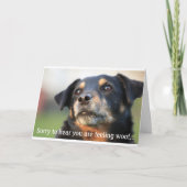 Atemberaubende Hundescharte bald gut laufen Karte (Vorderseite)