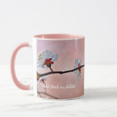 Atemberaubende japanische Apricot-Blume Tasse (Links)