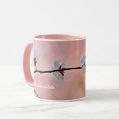 Atemberaubende japanische Apricot-Blume Tasse (Vorderseite Links)