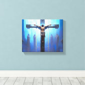 Atemberaubende Jesus Leinwand Kunst - Inspirierend (Insitu (Holzboden))