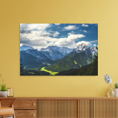 Atemberaubende Julianische Alpen Leinwanddruck (Insitu (Wohnzimmer))
