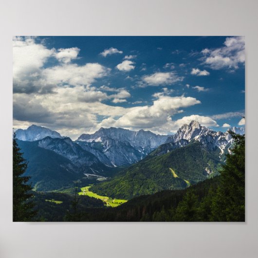 Atemberaubende Julianische Alpen Poster (Vorne)