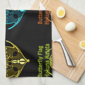 Atemberaubende kenianische Schmetterlingsflagge - Handtuch (Viertel Falte)