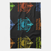 Atemberaubende kenianische Schmetterlingsflagge - Handtuch (Vertikal)