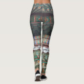 Atemberaubende klassische Kunst traditionell zu S. Leggings (Rückseite)