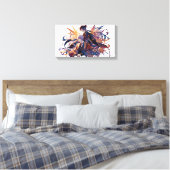 Atemberaubende Kunstgalerie Canvas Leinwanddruck (Insitu (Schlafzimmer))