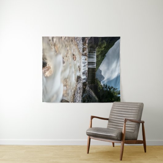 Atemberaubende Landschaft im Krnica-Tal, Slowenien Wandteppich (Beispiel (Horizontal))