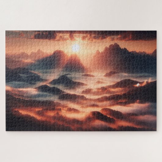 Atemberaubende Landschaftliche Landschaft Puzzle (Horizontal)