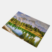 Atemberaubende Landschaftliche Sicht auf die Dolom Fußmatte (Schrägansicht)