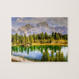 Atemberaubende Landschaftliche Sicht auf die Dolom Puzzle