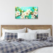Atemberaubende, lebendige Kirschblüten Leinwanddruck (Insitu (Schlafzimmer))