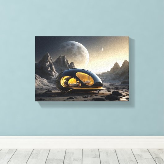 Atemberaubende Leinwand Art (Insitu (Holzboden))