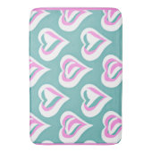 Atemberaubende Liebe Herzmuster Badematte (Vorderseite Vertikal)