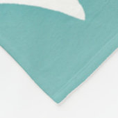 Atemberaubende Liebe Herzmuster Fleecedecke (Ecke)