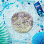 Atemberaubende Lila Farbe Pappteller (Party)