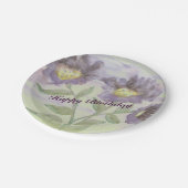 Atemberaubende Lila Farbe Pappteller (Schrägansicht)