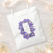 Atemberaubende Lila Irisfarben-Blumenhochzeit Geschenktütchen (Ausgeschnitten)