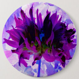 Atemberaubende Lila und schwarze Kaktus Dahlia Button