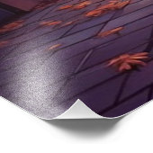 Atemberaubende Londoner Nachtszene mit Leuchtturm Fotodruck (Ecke)