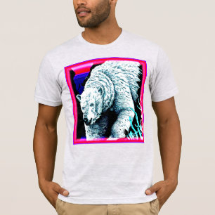 Atemberaubende Malerei eines Eisbären. Jetzt kaufe T-Shirt