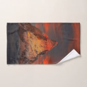 Atemberaubende matterhornrote Himmelslandschaft Badhandtuch Set (Handtuch)