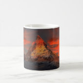 Atemberaubende matterhornrote Himmelslandschaft Kaffeetasse (Mittel)