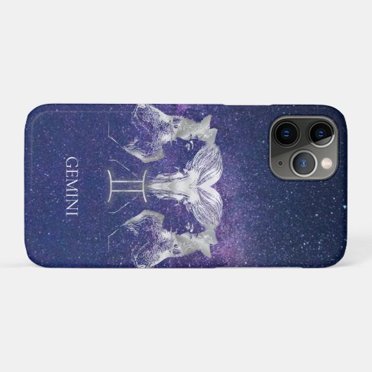 Atemberaubende Milchstraße Sky Gemini Zodiac Sign Case-Mate iPhone Hülle (Rückseite (Horizontal))