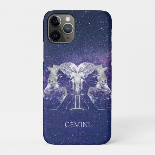 Atemberaubende Milchstraße Sky Gemini Zodiac Sign Case-Mate iPhone Hülle (Rückseite)