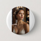 Atemberaubende, mit Knopfdruck verzierte Kleider f Button (Vorderseite)