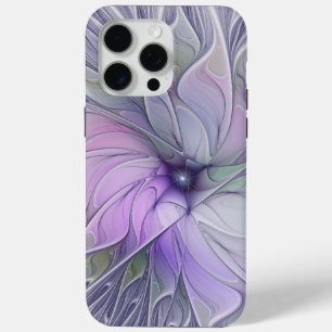 Atemberaubende moderne abstrakte fraktale Blumenku Case-Mate iPhone Hülle