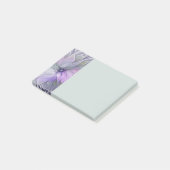 Atemberaubende moderne abstrakte fraktale Blumenku Post-it Klebezettel (angewinkelt)