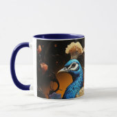 Atemberaubende Monogram Peacock-Tasse Tasse (Links)