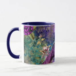 Atemberaubende Monogram Peacock-Tasse Tasse