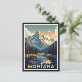 Atemberaubende Montana Landschaft Postkarte (Stehend Vorderseite)
