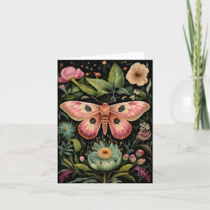 Atemberaubende Moth Cards Feiertagskarte