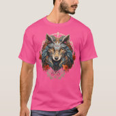 Atemberaubende Natur Wolf Herbst Herbstsaison Juge T-Shirt (Vorderseite)