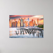 Atemberaubende New York City Skyline Leinwanddruck (Vorderseite)