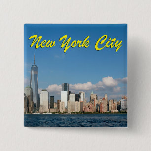 Atemberaubende New York City USA Button