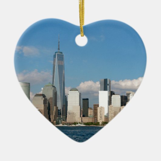 Atemberaubende New York City USA Keramik Ornament (Vorne)