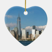 Atemberaubende New York City USA Keramik Ornament (Hinten)