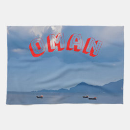 Atemberaubende Oman-Küste Geschirrtuch