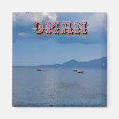 Atemberaubende Oman-Küste Magnet (Vorne)