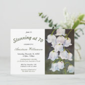 ATEMBERAUBENDE PARTY EINLADUNG 70 (Stehend Vorderseite)