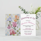 ATEMBERAUBENDE PARTY EINLADUNG bei "Ihrem Alter" (Stehend Vorderseite)