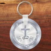 Atemberaubende Personalisierte Christliche Gastges Schlüsselanhänger (Rückseite)