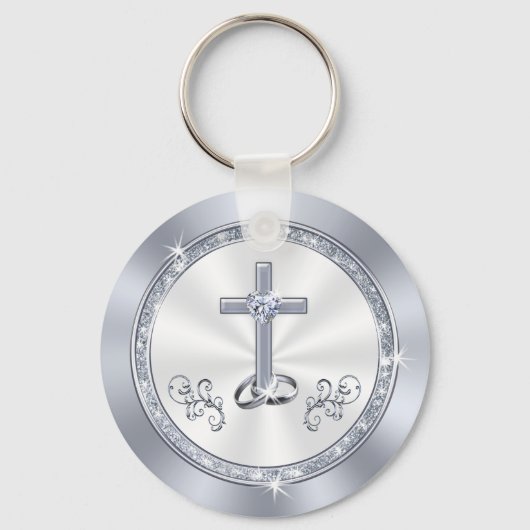 Atemberaubende Personalisierte Christliche Gastges Schlüsselanhänger (Rückseite)