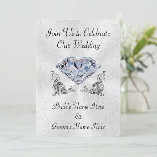 Atemberaubende personalisierte einladung (Stehend Vorderseite)