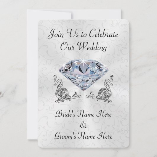 Atemberaubende personalisierte einladung (Vorderseite)